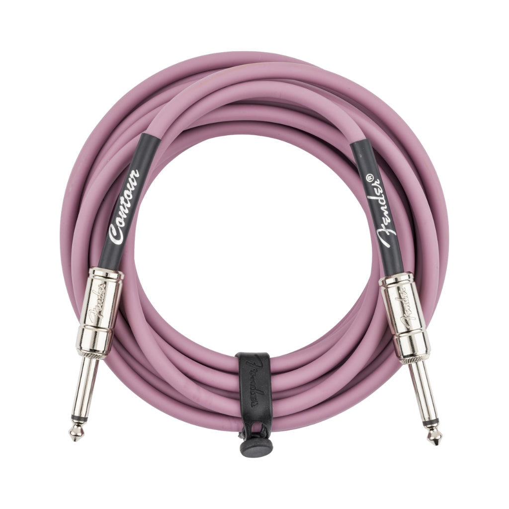 Fender - Contour Series Instrument Cable - Burgundy Mist, 18.6 feet