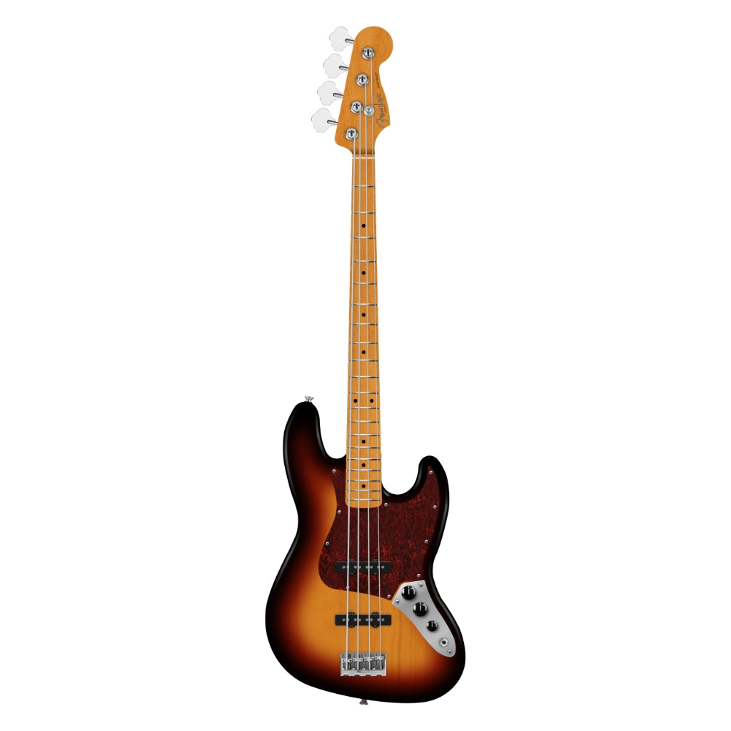 Fender American Professional Jazz Bass Guitar - 3-Color Sunburst, Maple Fingerboard