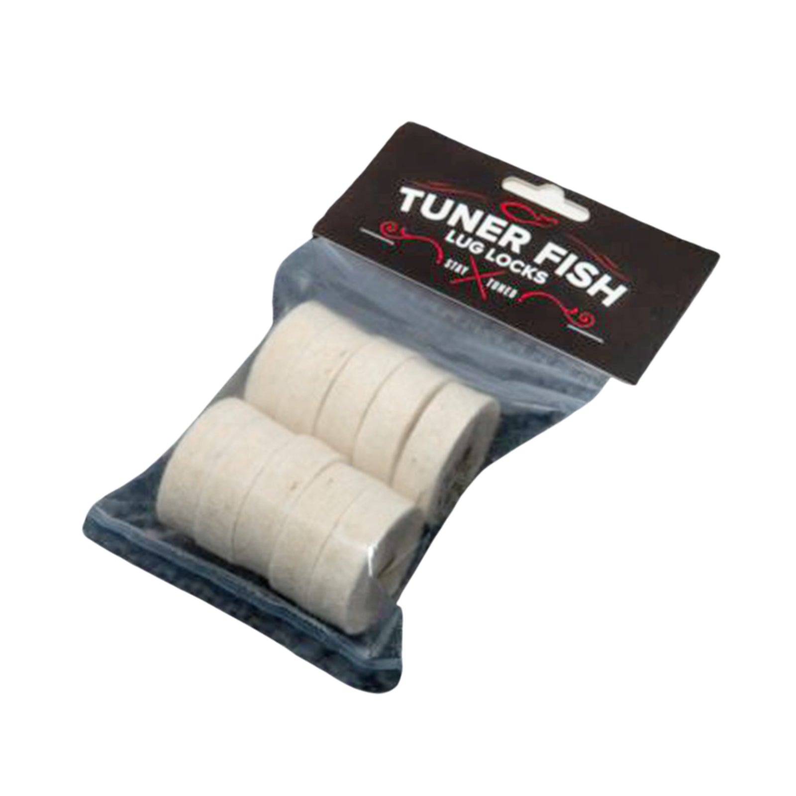 Tuner Fish - Cymbal Felts - 10 Pack, White