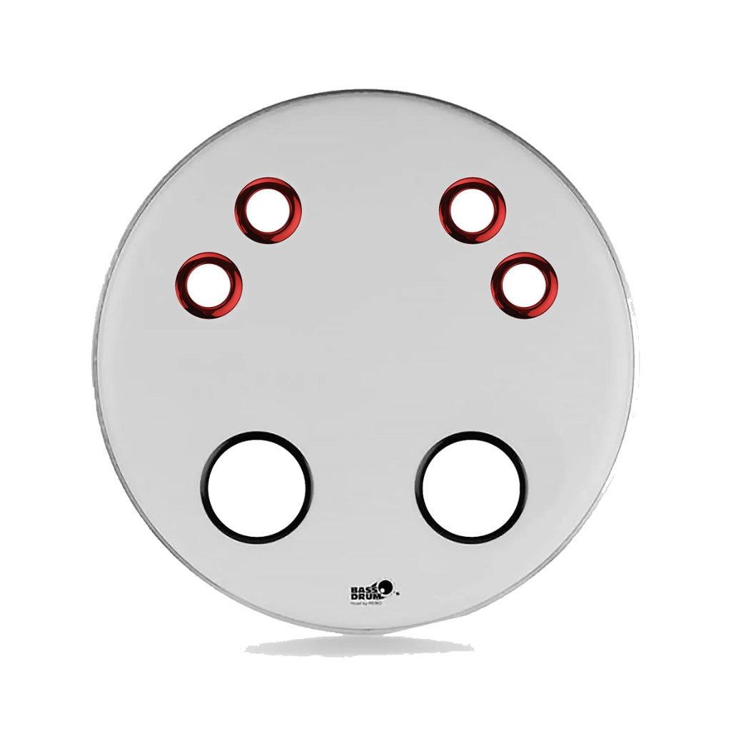Bass Drum O 2" Bass Drum Port Red PK2