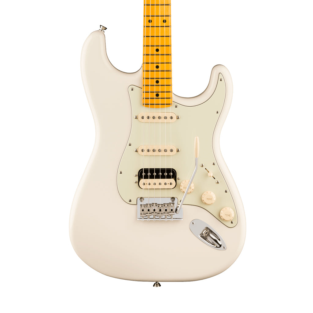 Fender American Professional Stratocaster HSS Maple Electric Guitar - Olympic White