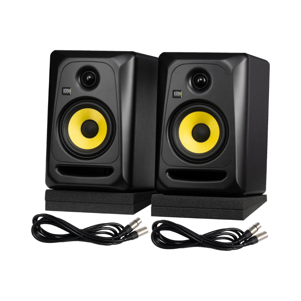 KRK Classic 5 Professional Powered Studio Monitor Pair - Pack