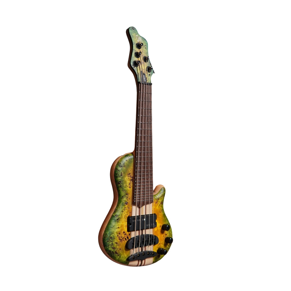 Mayones Cali 5 Eye Poplar Top, 11-Ply Neck Bass Guitar - Custom
