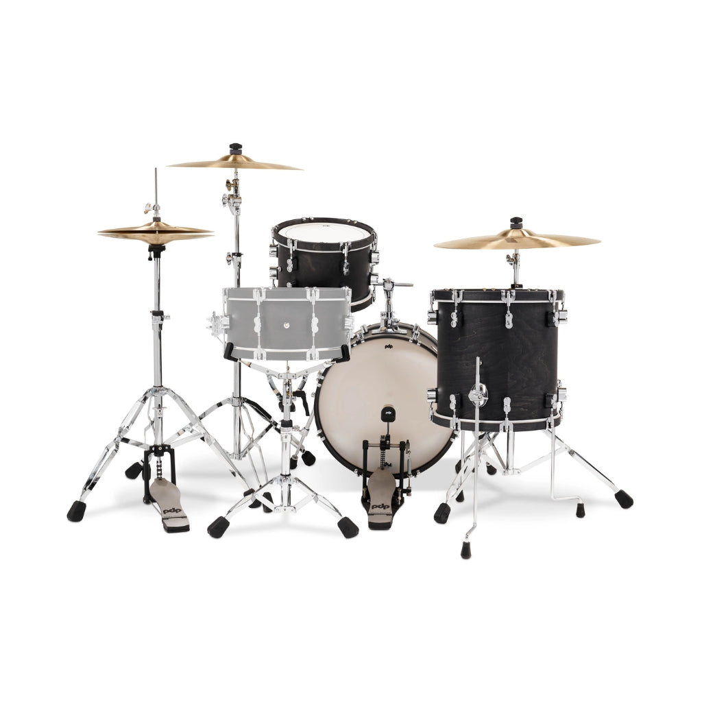 PDP - Concept Maple Classic Bop 3-piece Shell Pack - Ebony with Ebony Hoops