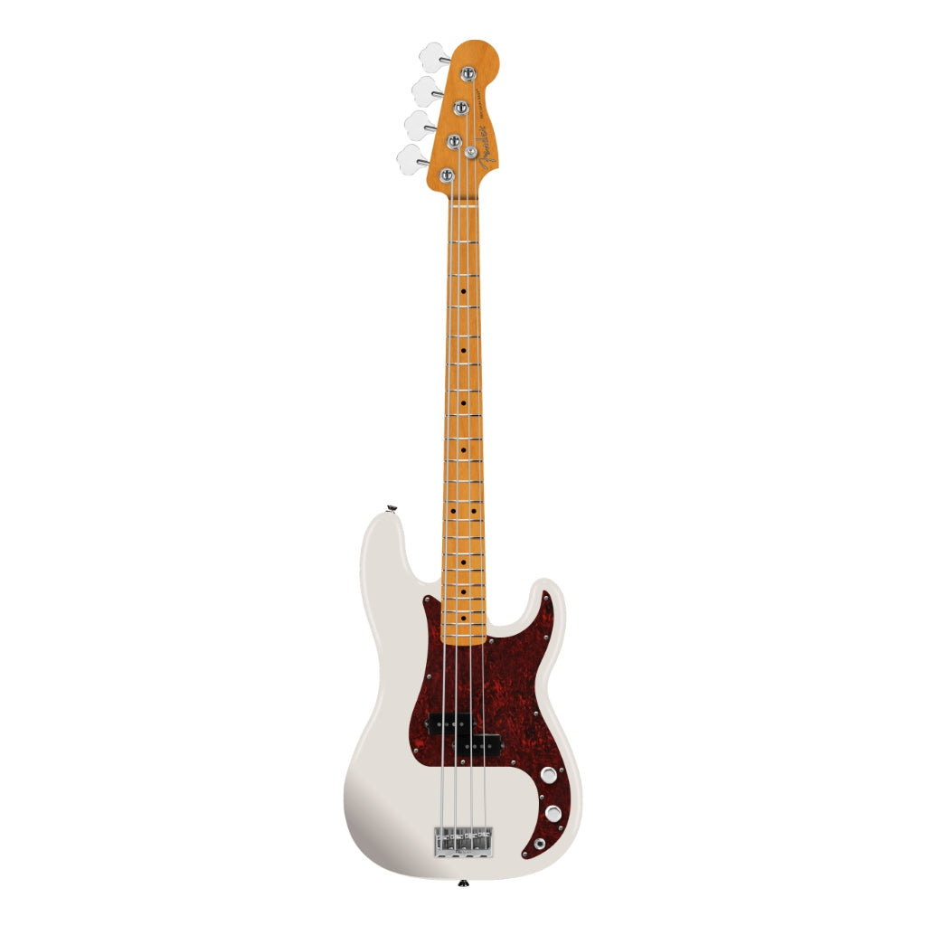 Fender American Professional Precision Bass Guitar - Olympic White, Maple Fingerboard