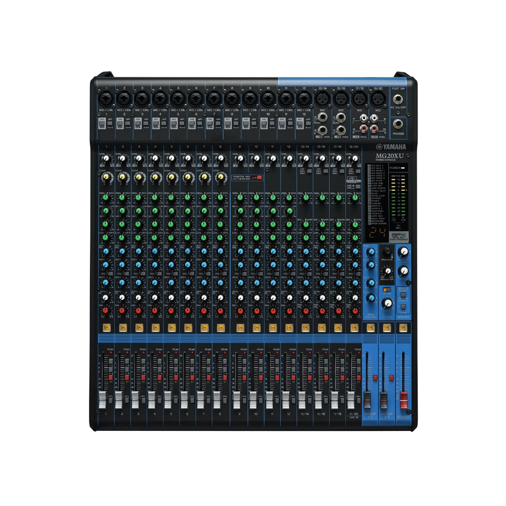 Yamaha - MG20XU 20-channel - Mixer with USB and FX