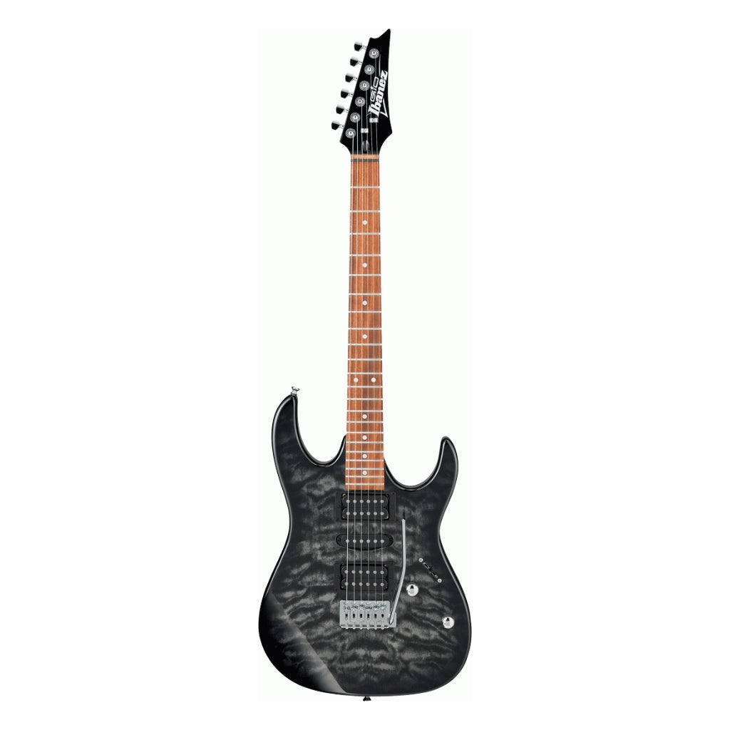 Ibanez - Gio GRX70QA Electric Guitar - Transparent Black Sunburst