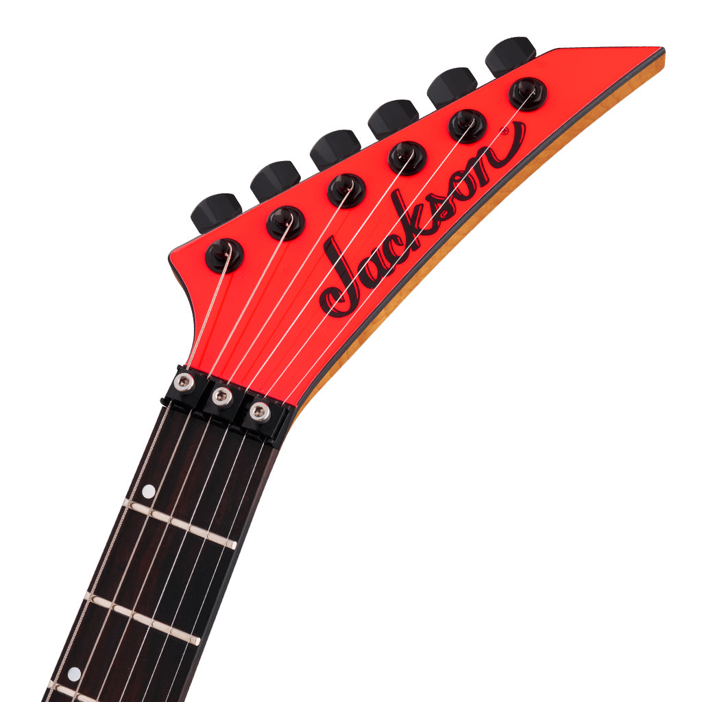 Jackson American Series Virtuoso Electric Guitar Rocket Red Streaked Ebony Fingerboard