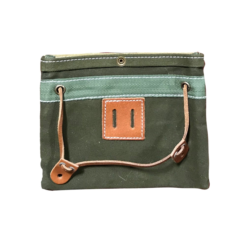 Tackle - Waxed Canvas Gig Pouch - Forest Green