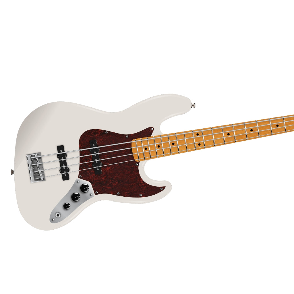 Fender American Professional Jazz Bass Guitar - Olympic White, Maple Fingerboard