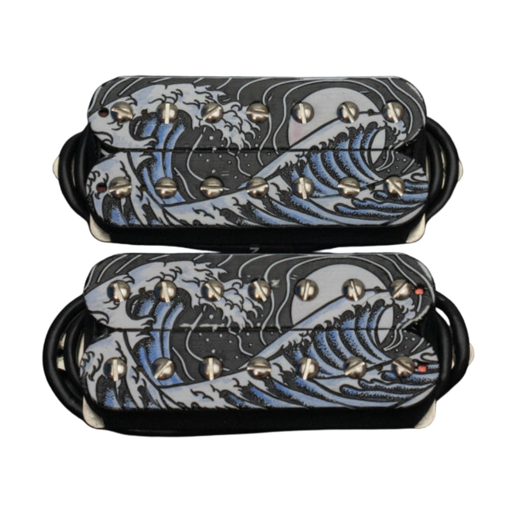 Bare Knuckle Special Edition Silo 7-String Humbucker Set - Hand Painted Wave