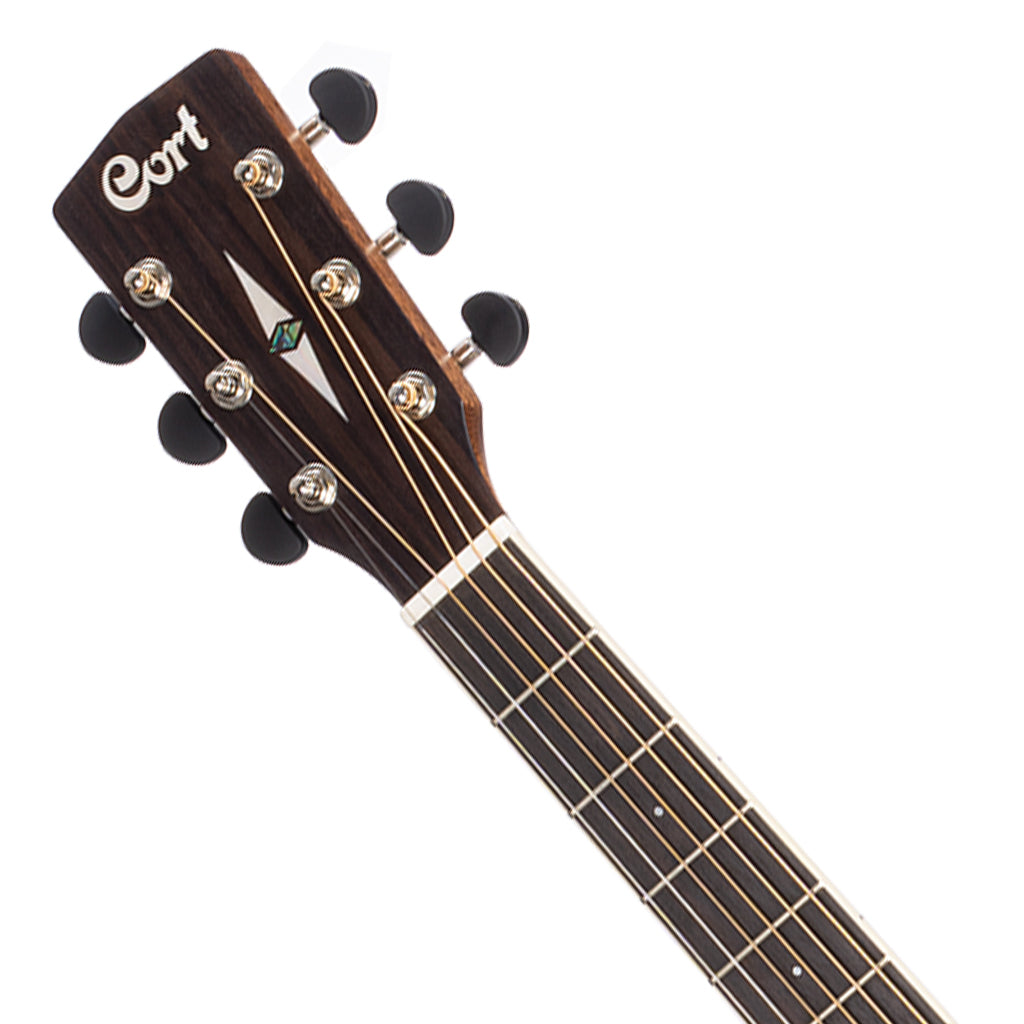 Cort MR710F Left Handed NS Dreadnought Cutaway with Pickups Natural Satin