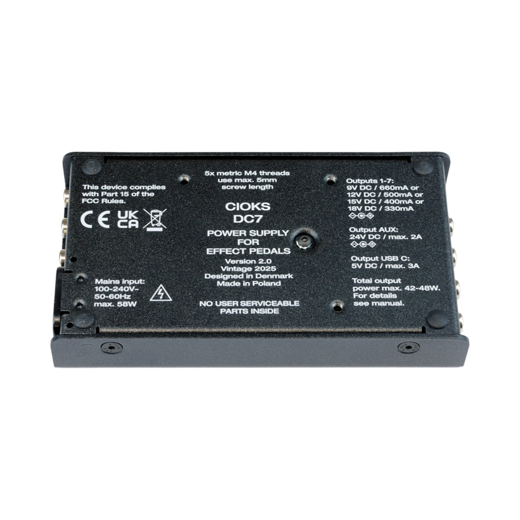 CIOKS - DC7 v2 Pedal - Power Supply