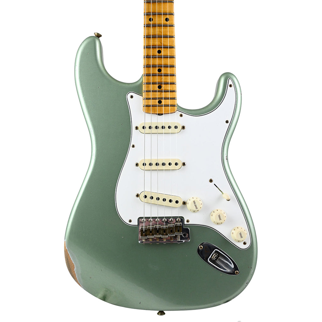 Fender Custom Shop Limited Edition Tomatillo Stratocaster® Special - Relic®, Super Faded Aged Sage Green Metallic