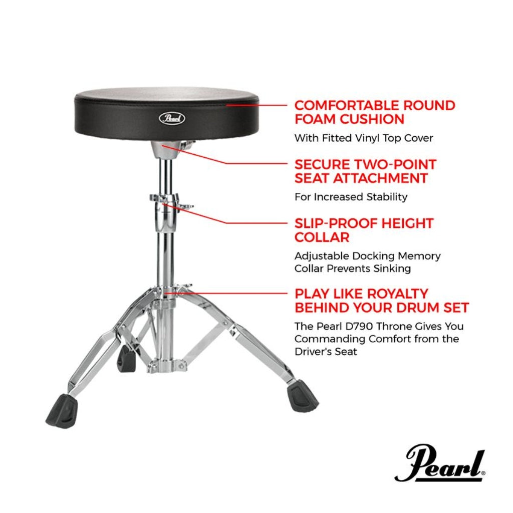 Pearl - D-790 - Drum Throne