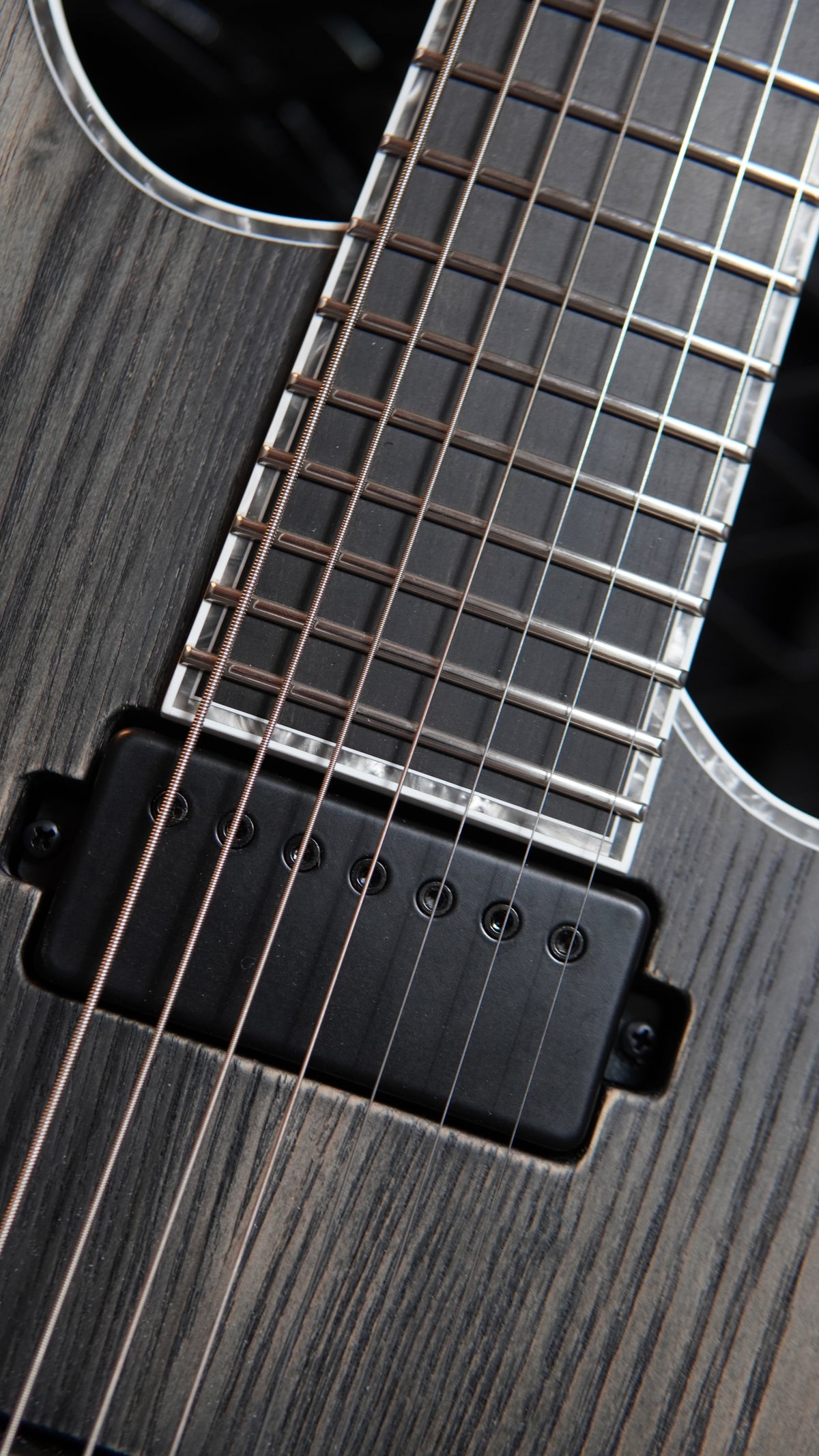 Mayones Regius Gothic 7 Electric Guitar - Antique Black