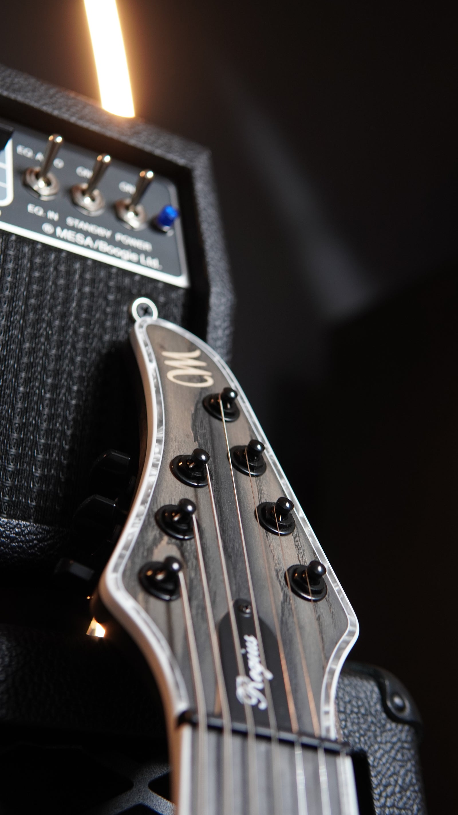 Mayones Regius Gothic 7 Electric Guitar - Antique Black