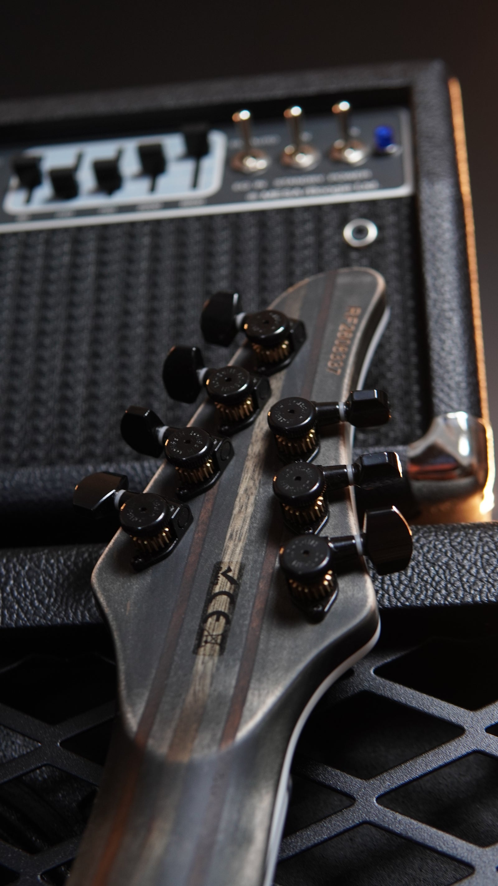 Mayones Regius Gothic 7 Electric Guitar - Antique Black
