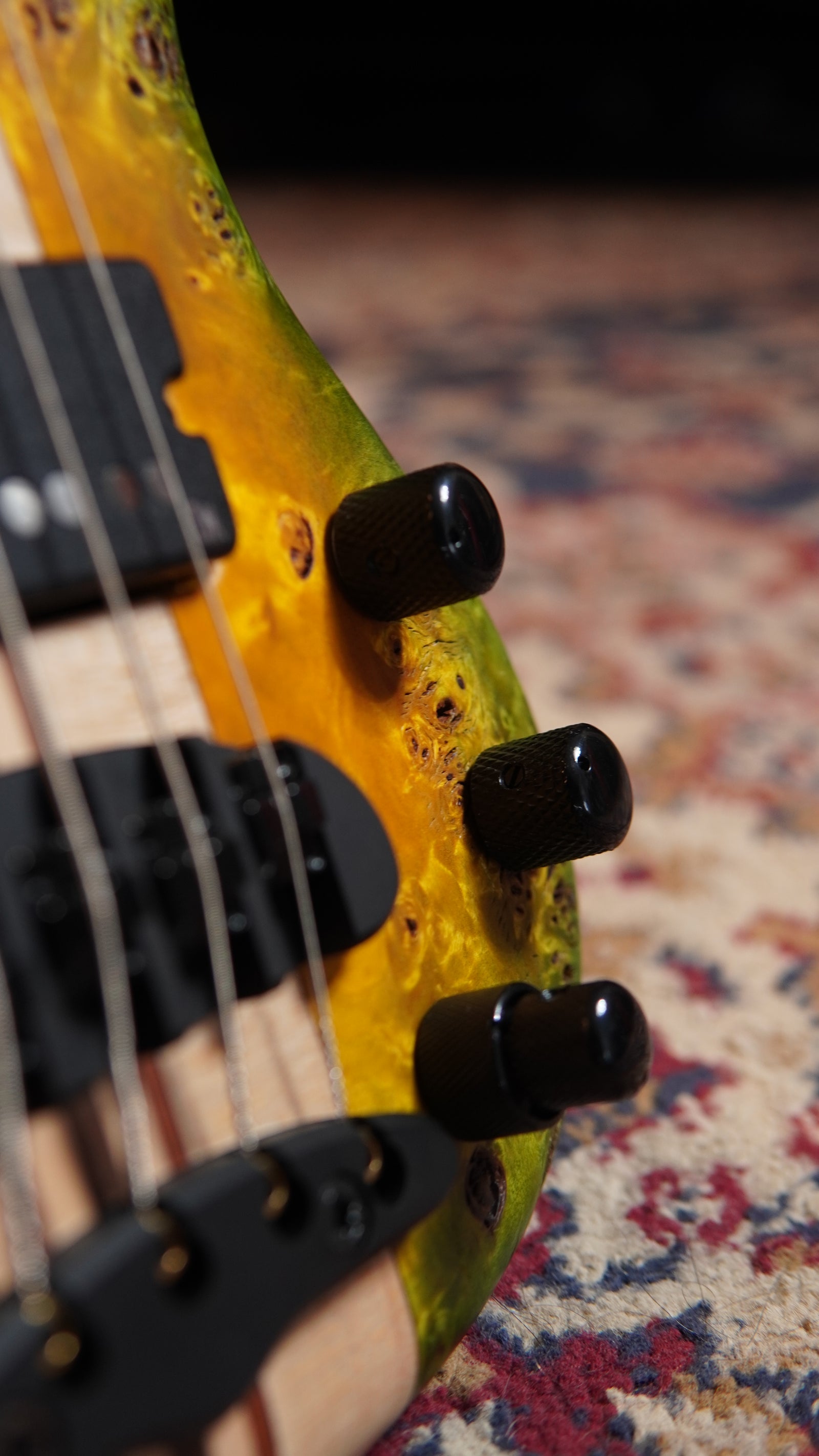Mayones Cali 5 Eye Poplar Top, 11-Ply Neck Bass Guitar - Custom