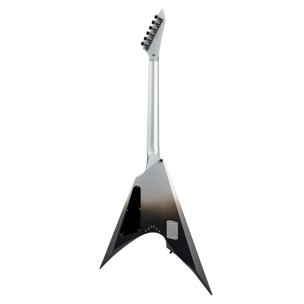 ESP - E-II Arrow Neck Thru Electric Guitar - Black Silver Fade