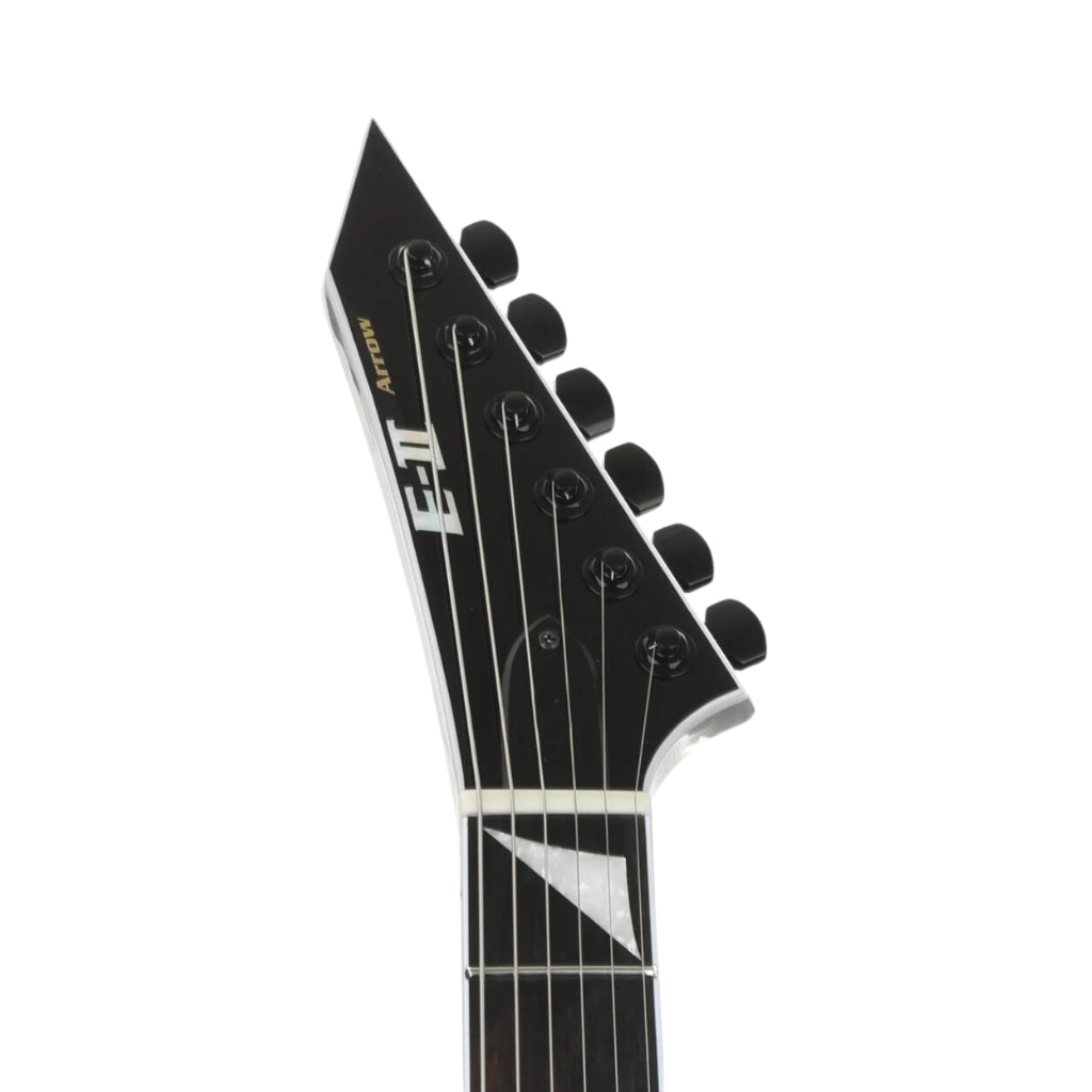 ESP - E-II Arrow Neck Thru Electric Guitar - Black Silver Fade