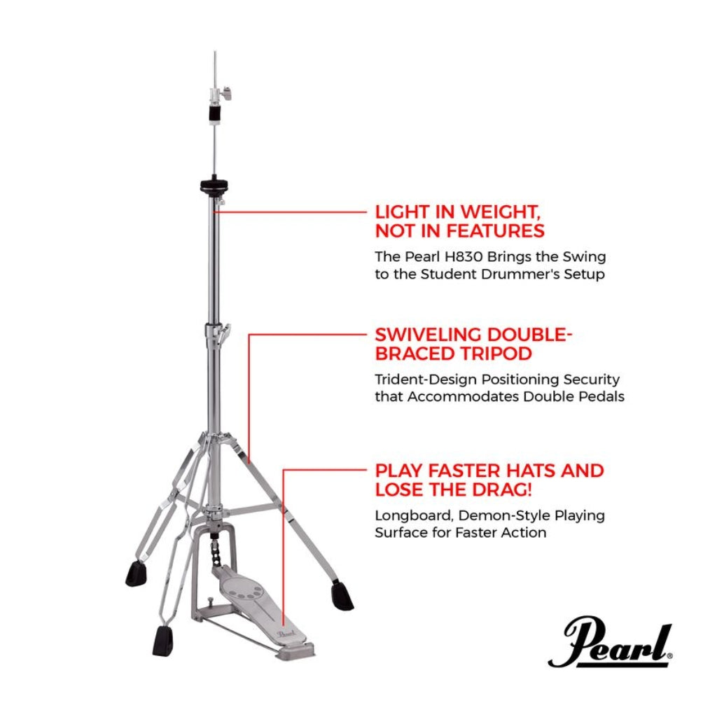 Pearl H-830 Hi-Hat Stand-Sky Music