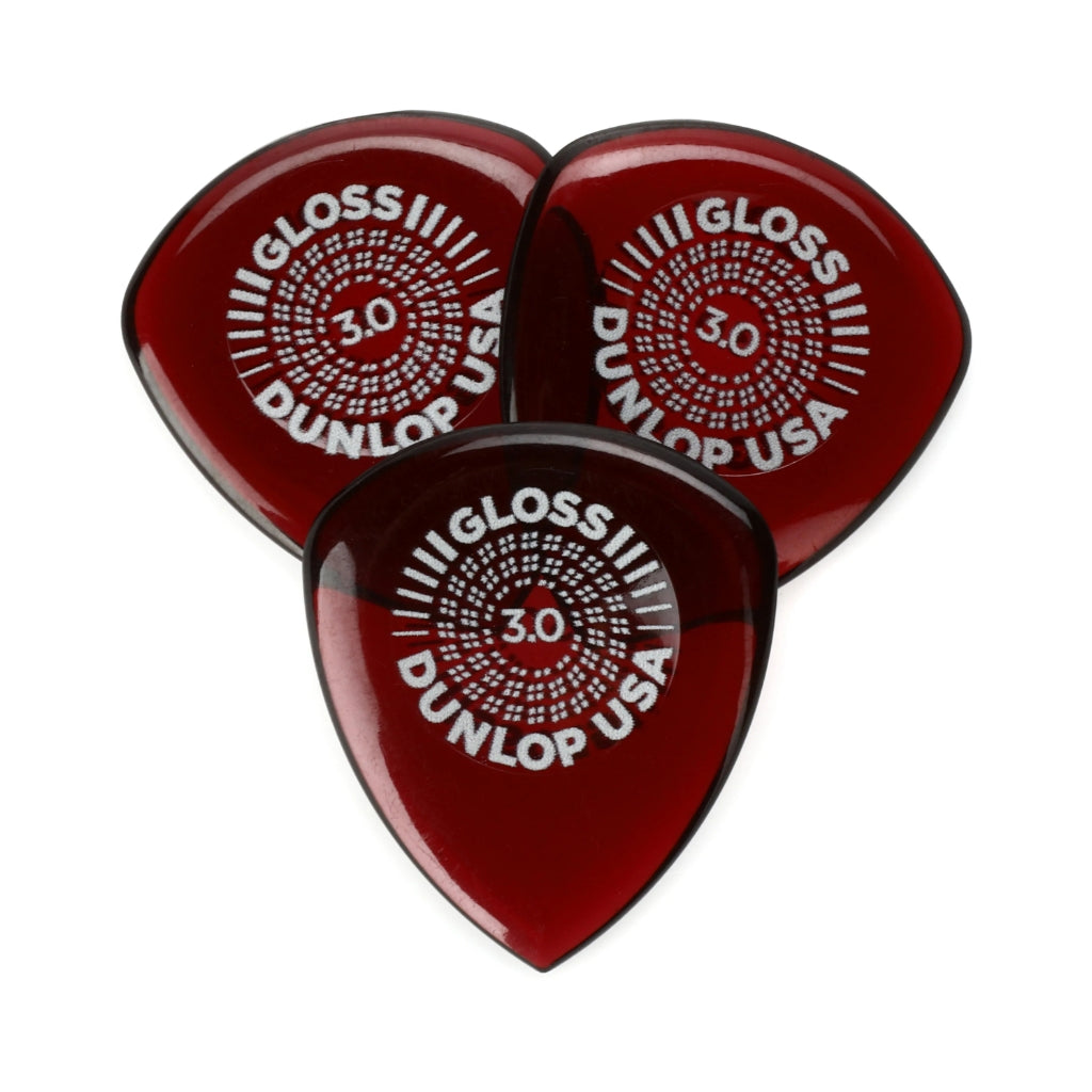 Dunlop - Flow Gloss Guitar Picks 3.0mm - Player's Pack