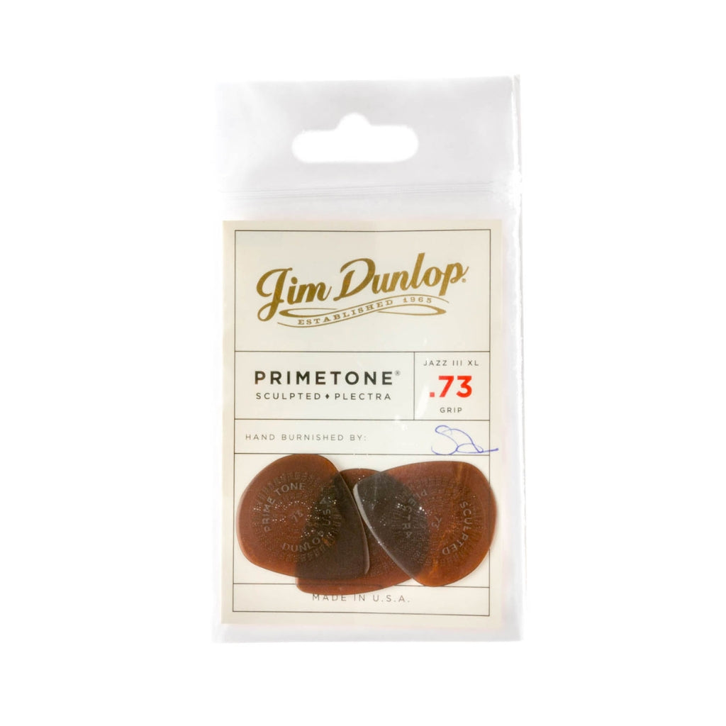 Jim Dunlop - Primetone Jazz III - XL Grip Pick 0.73mm (3pk)