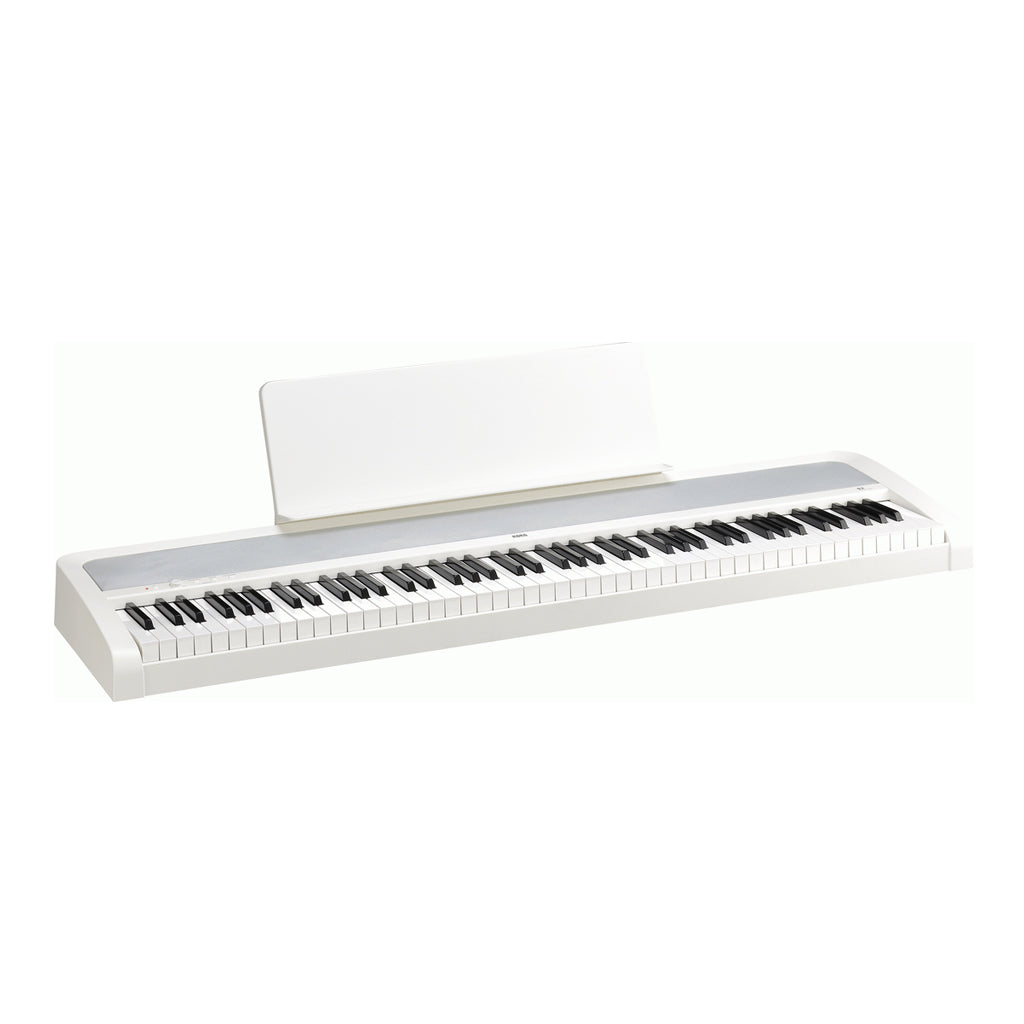 Korg B2 88 Weighted Hammer Action Digital White With AKG K 72 Headphones