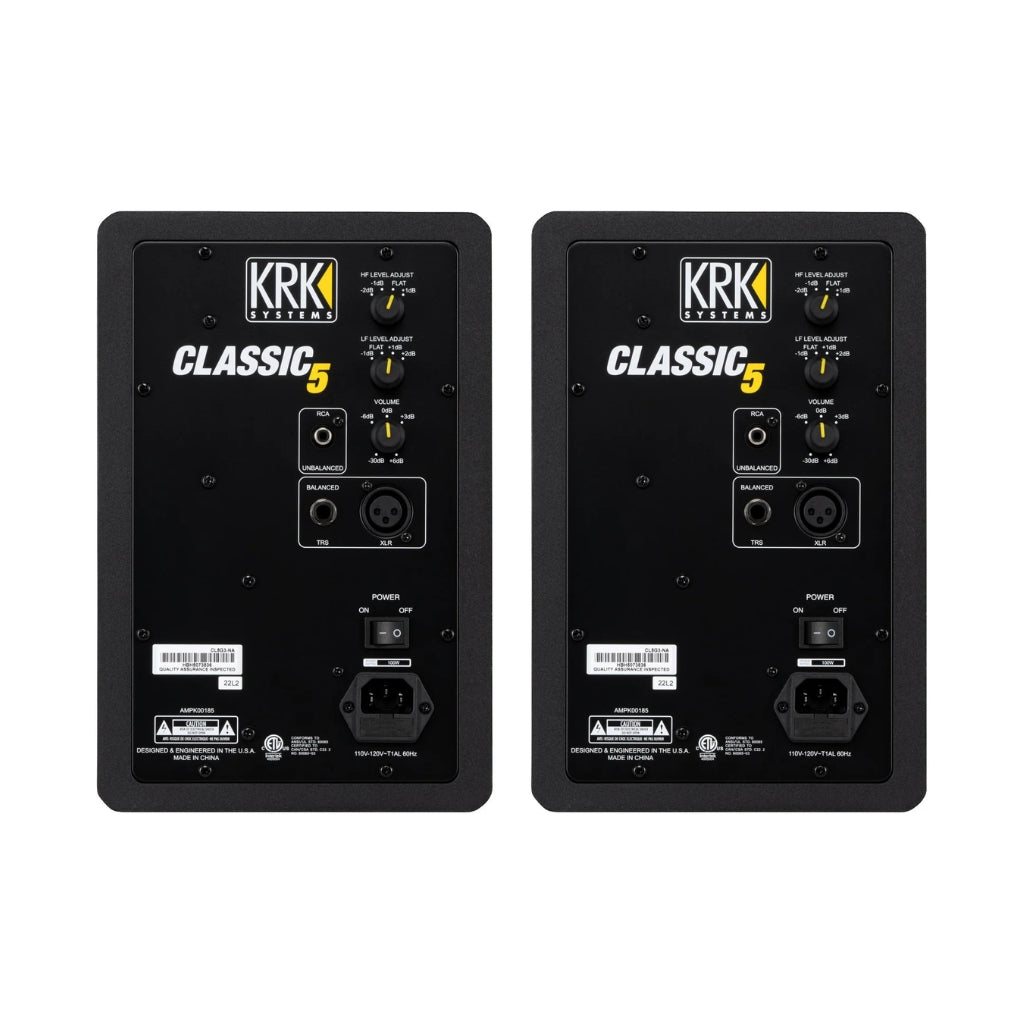 KRK - Classic 5 Professional Powered Studio Monitor Pack - Pair