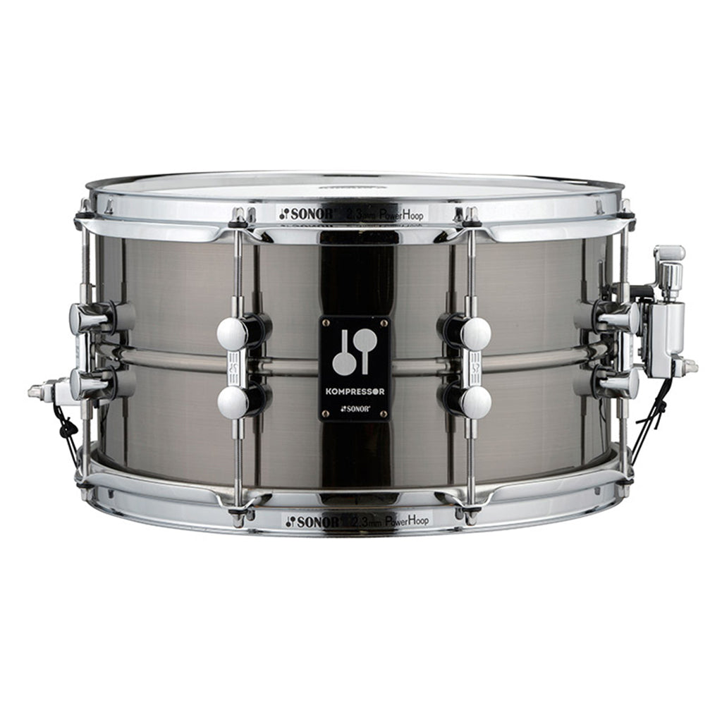 Sonor Kompressor 13" x 7" Brass Snare Drum Black Nickel Plated