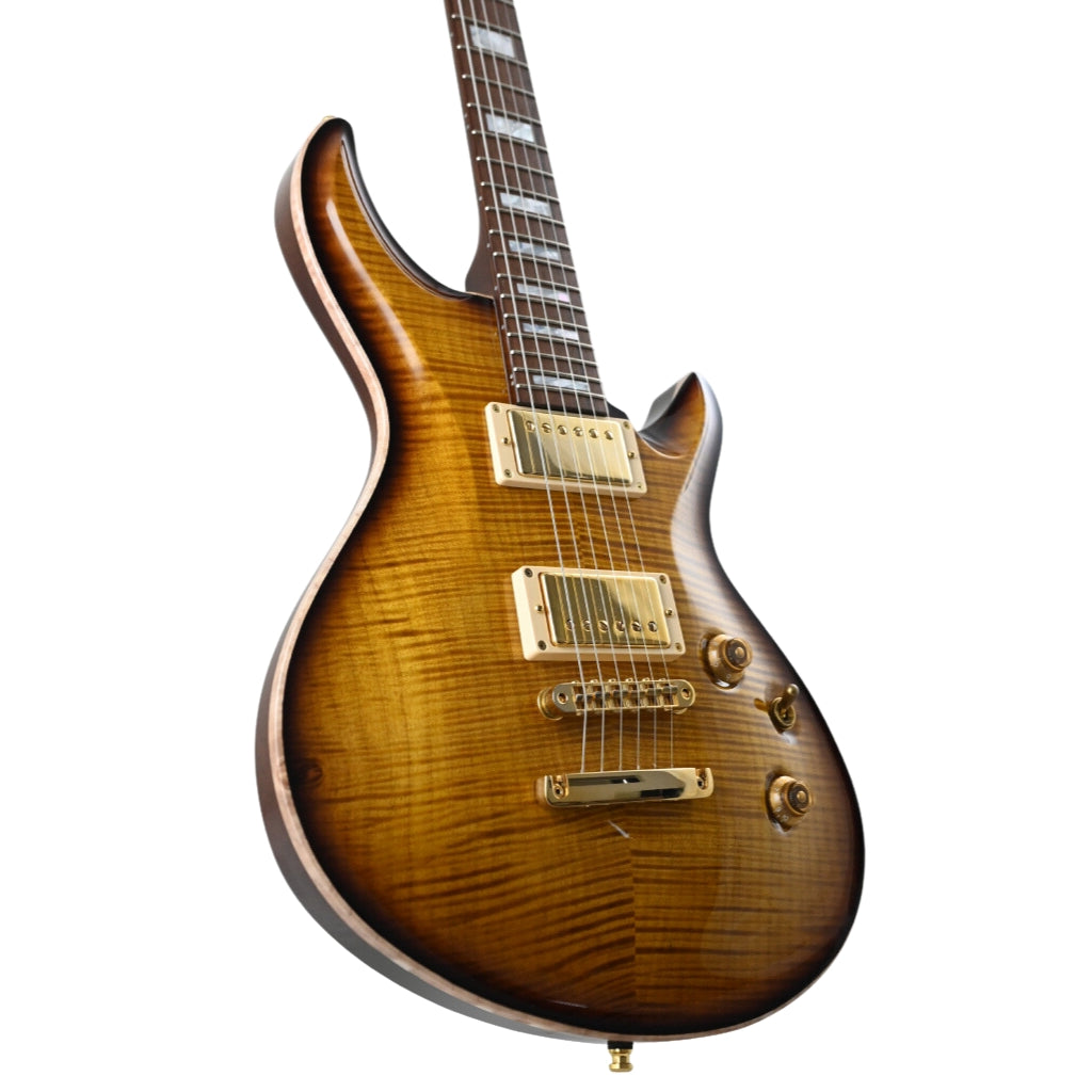 ESP - Original Custom Shop Mystique CTM Electric Guitar - Tea Sunburst