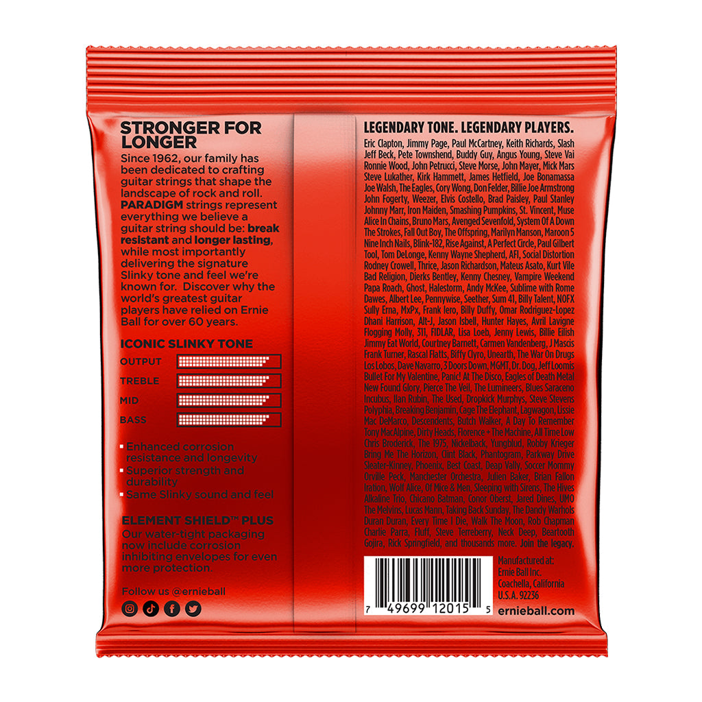 Ernie Ball E2015 Paradigm Skinny Top Heavy Bottom 10 52 Guitar Strings Guitar Strings P02015