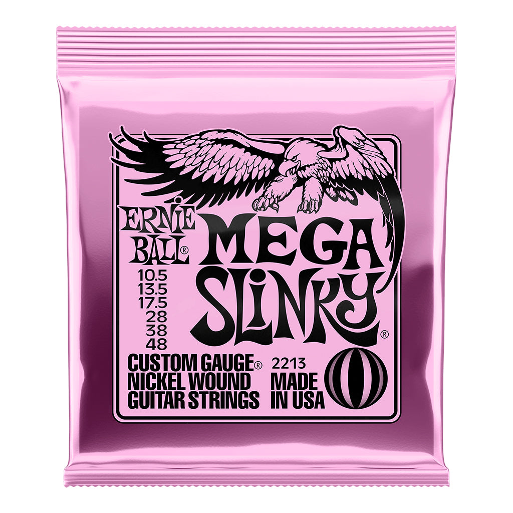 Ernie Ball E2213 Mega Slinky 10.5 -.48 Guitar Strings Guitar Strings P02213