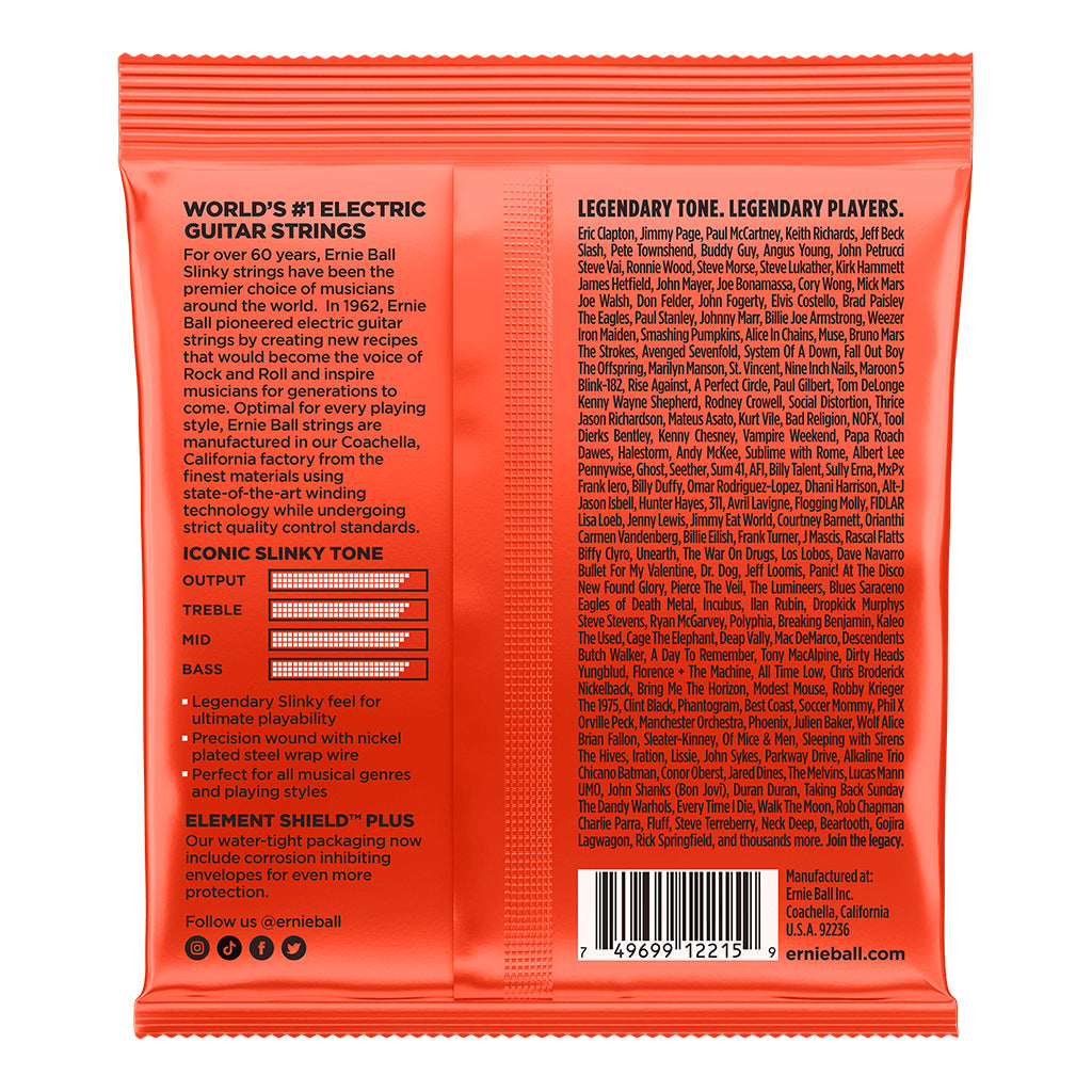 Ernie Ball E2215 Skinny Top Heavy Bottom 10-52 Guitar Strings Guitar Strings P02215