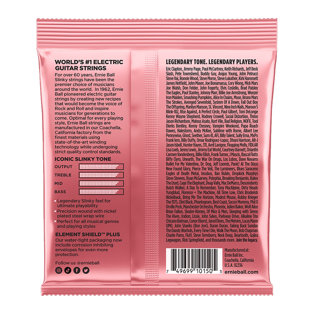 Ernie Ball Zippy Slinky Nickel Wound Electric Guitar Strings 7 36 Gauge | Guitar Strings P02217