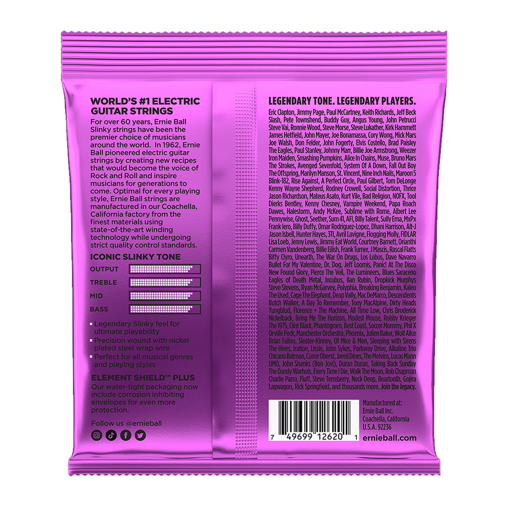 Ernie Ball E2620 Power Slinky 7 String 11 58 Guitar Strings Guitar Strings P02620