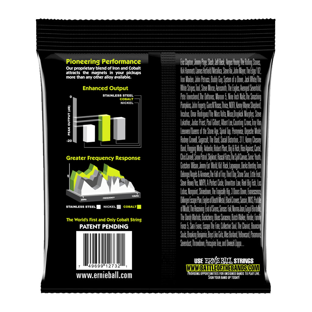 Ernie Ball Regular Slinky Cobalt Electric Bass Strings 50 105 Gauge