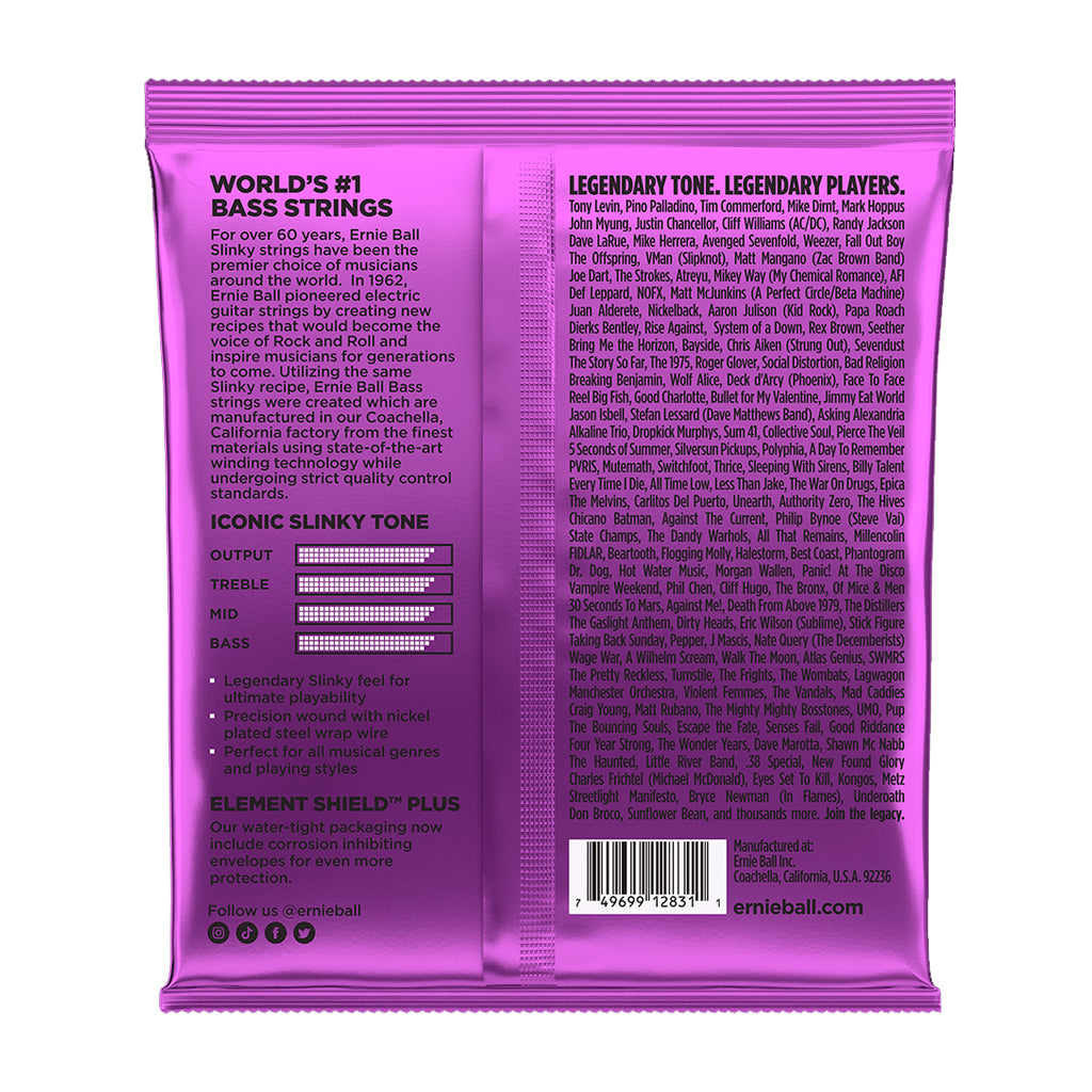 Ernie Ball E2831 - Power Slinky Bass 55-110 Bass Guitar Strings