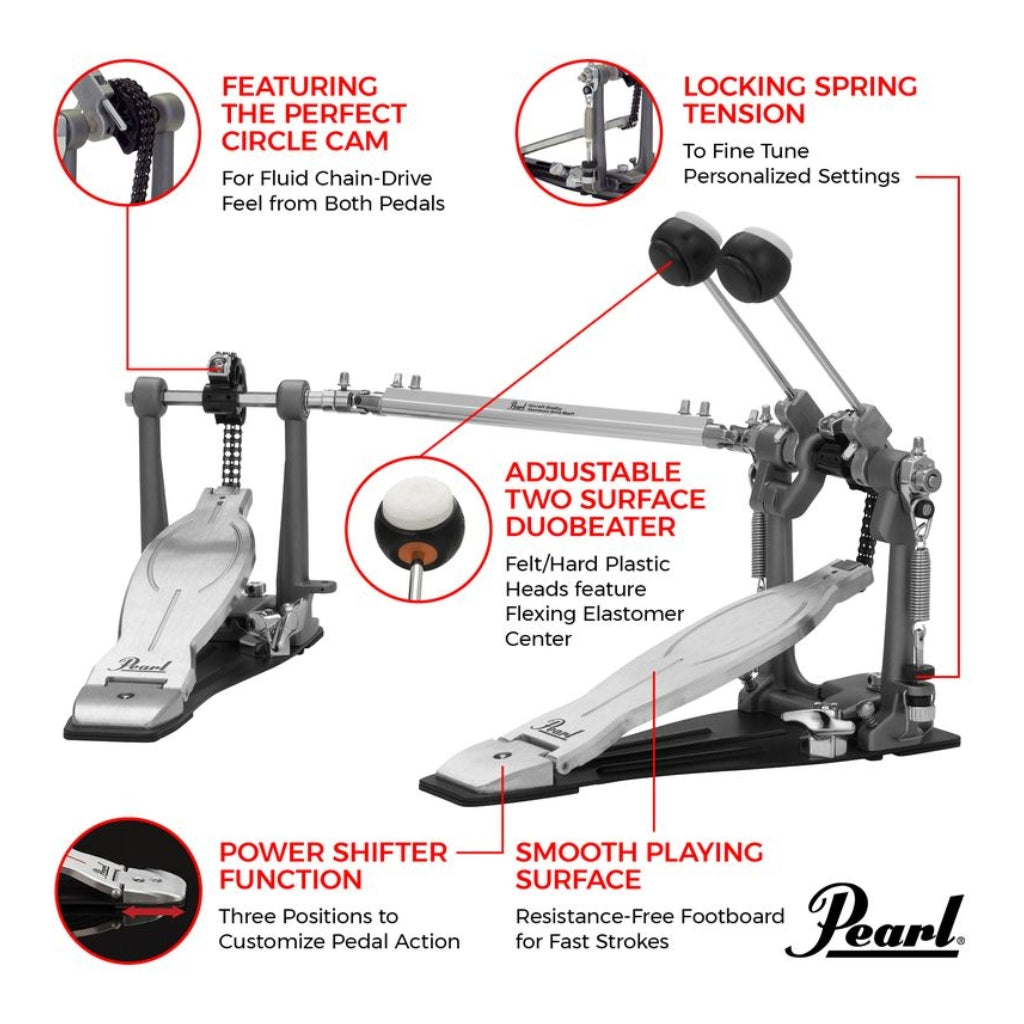 Pearl - Eliminator Solo - Double Pedal, Black