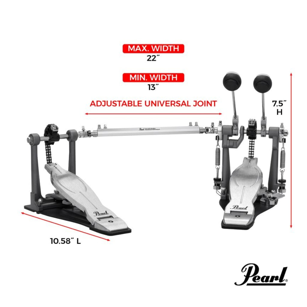 Pearl - Eliminator Solo - Double Pedal, Black