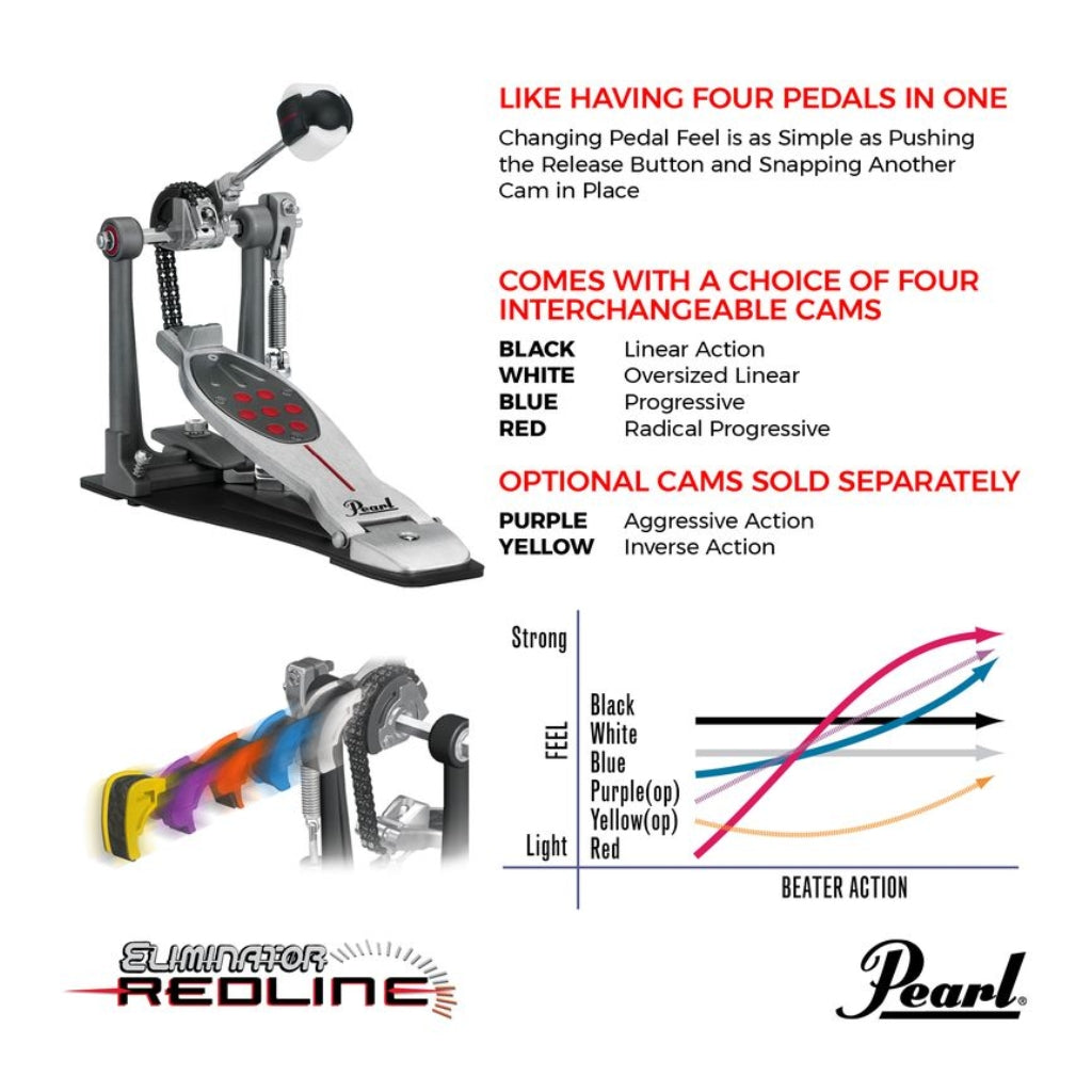 Pearl - P-2050C - Eliminator Redline Single Pedal
