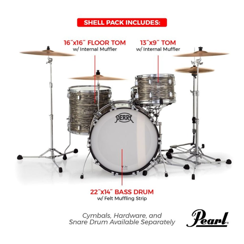 Pearl 75th Anniversary President Series Deluxe 22" 3-Piece Shell Pack Lauan - Desert Ripple