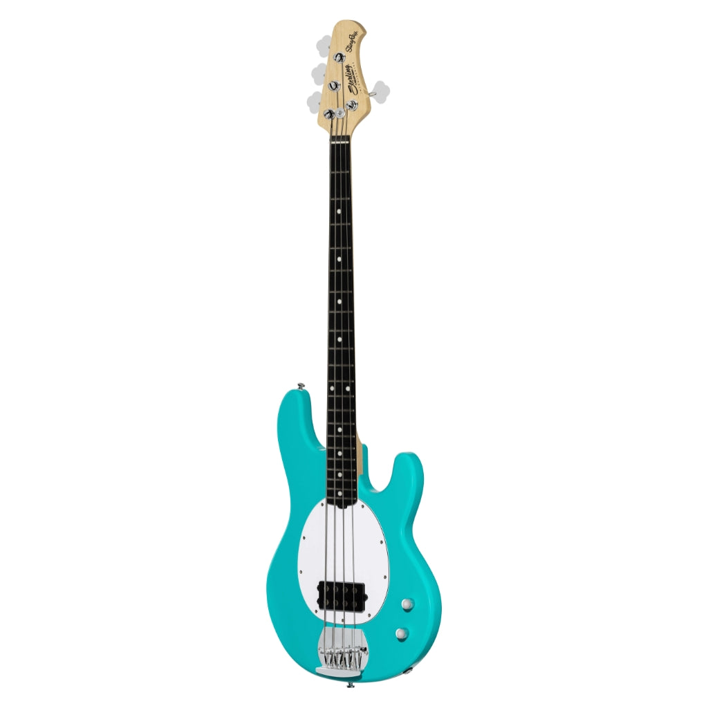 Sterling by Music Man - Ray2 StingRay Bass - Electric Blue with Amaranth Neck