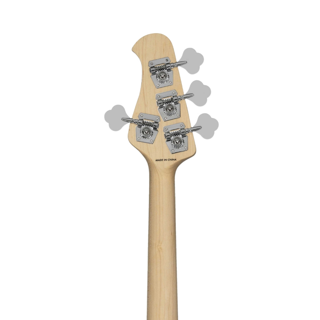 Sterling by Music Man - Ray2 StingRay Bass - Electric Blue with Amaranth Neck