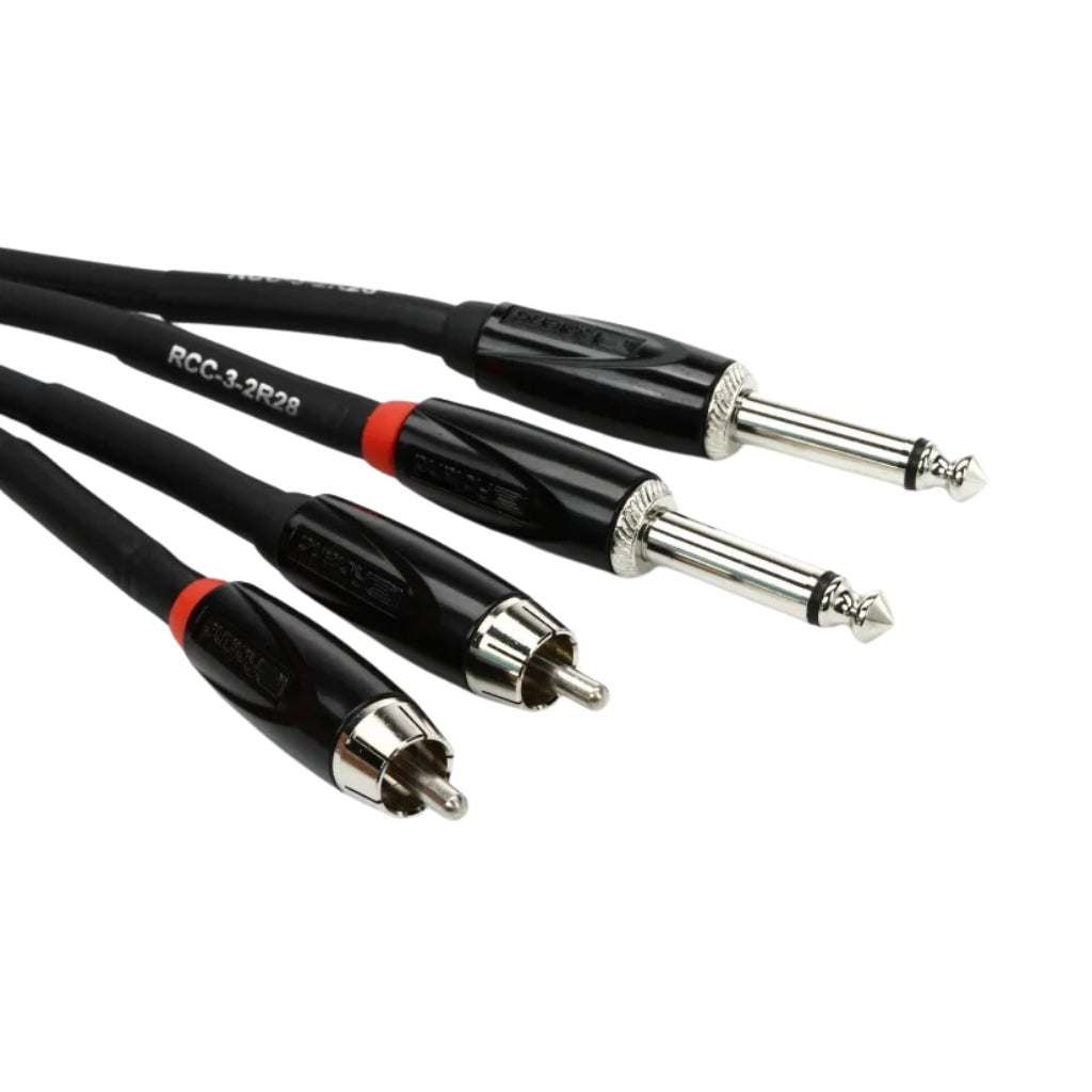 Roland - RCC-3-2R28 - Black Series Interconnect Cable 5ft