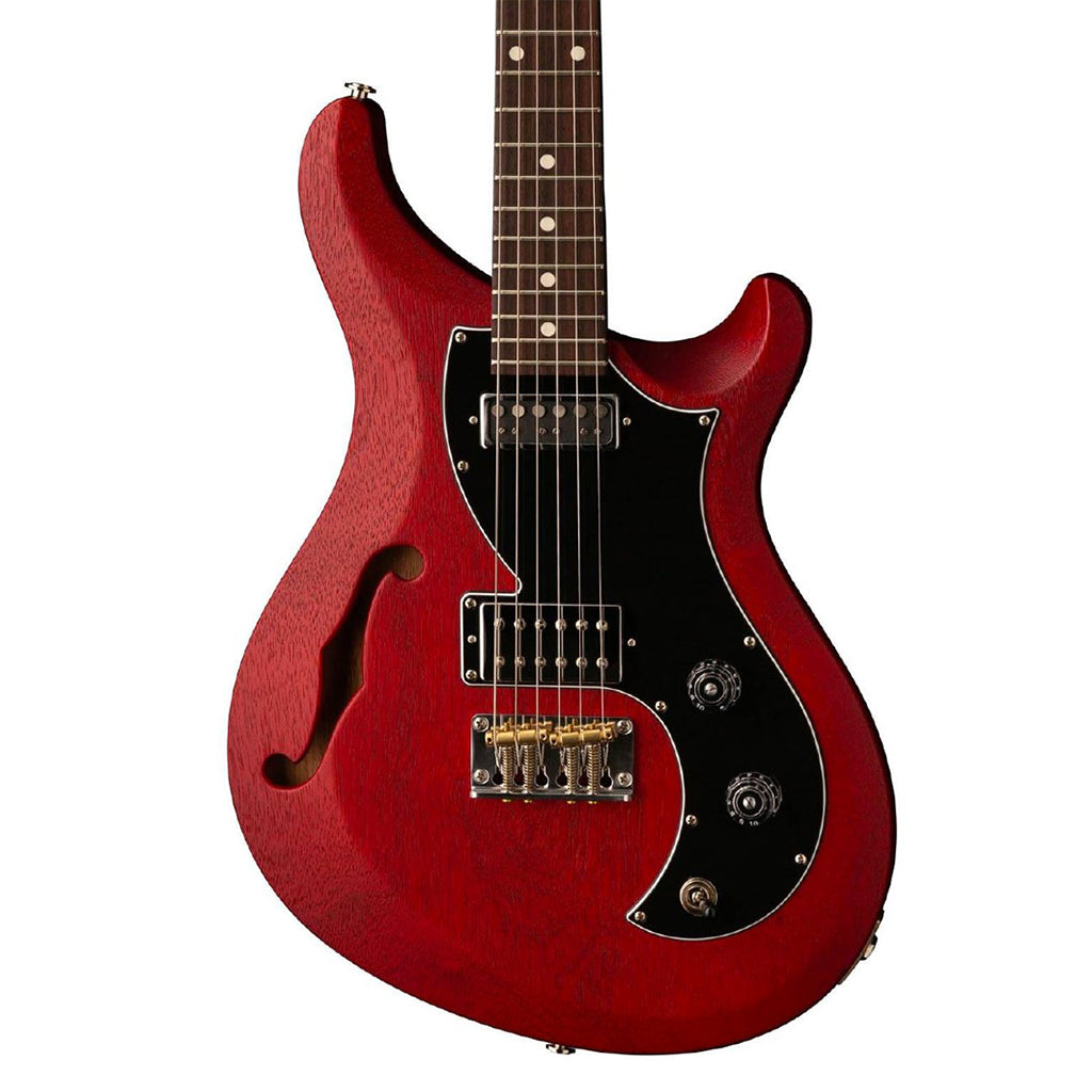 PRS S2 Vela Semi Hollow Satin Vintage Cherry Dot Inlays