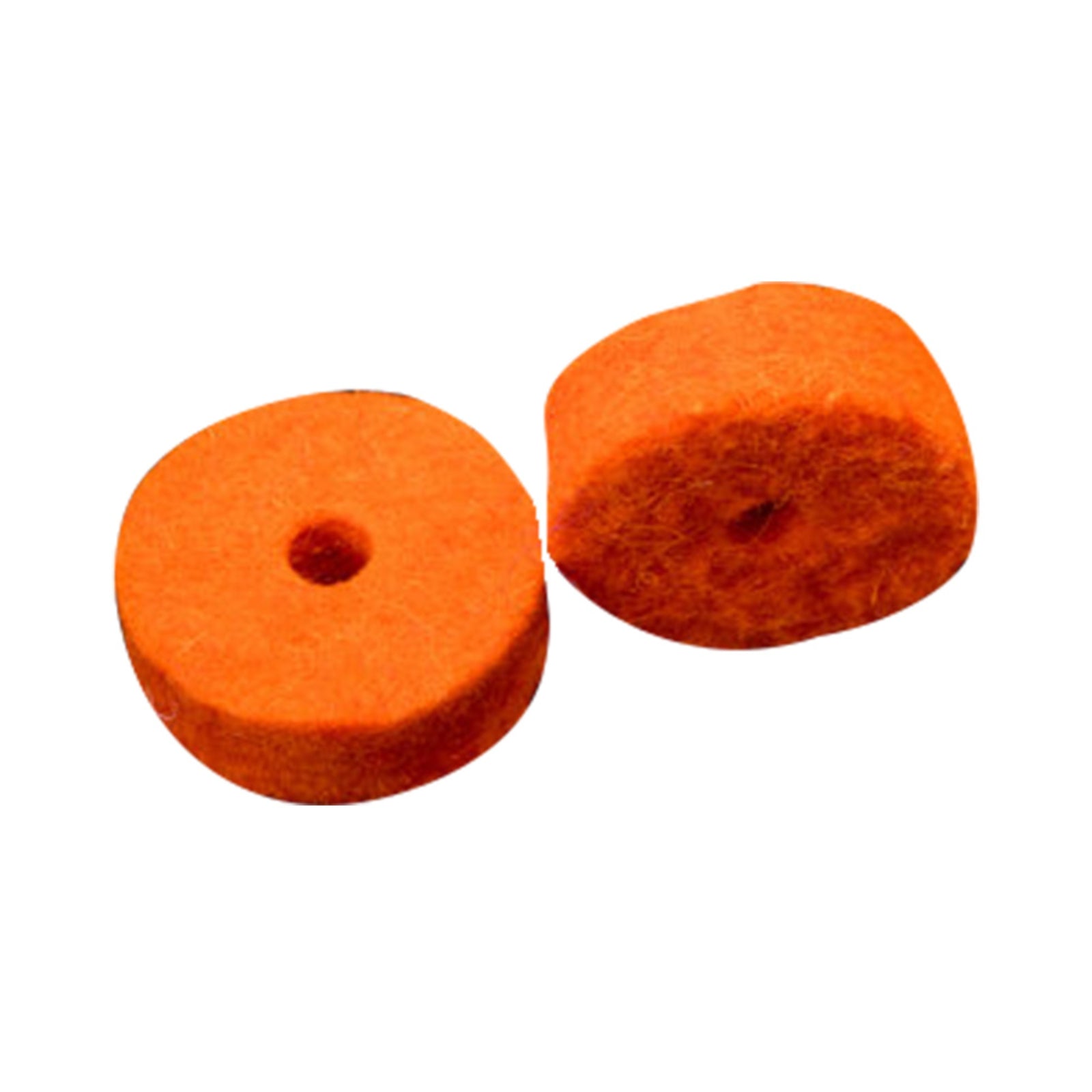 Tuner Fish - Cymbal Felts - 10 Pack, Orange