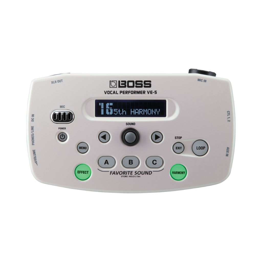 Boss - VE-5 Vocal Performer - White
