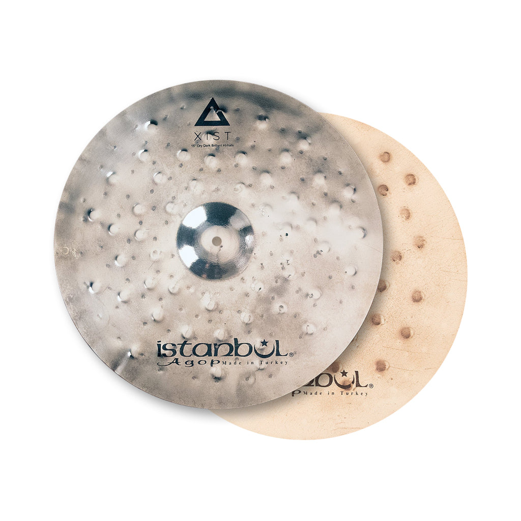 Istanbul Agop - 15&quot; Xist Dry Dark Brilliant - Hi-Hats